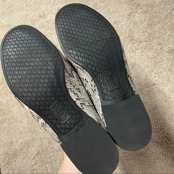 NWOT Circus by Sam Edelman Hal Snake Print Women’s Mule Flats Size 9.5 - Picture 8 of 11
